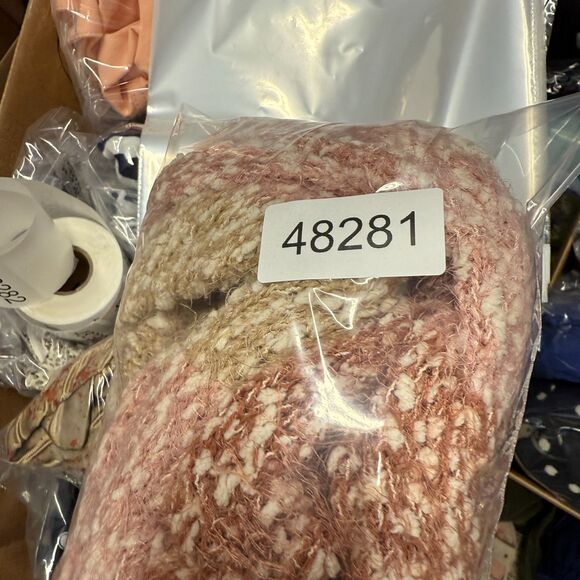 LC Lauren Conrad Sweater Pullover Women XS Pink Striped Knit Turtleneck Acrylic - Picture 7 of 7